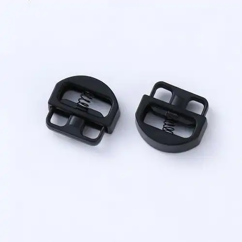 现货单孔弹簧扣异形吊钟金属装饰绳扣卫衣裤头收紧扣帽绳调节扣