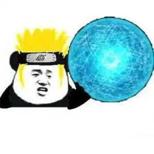 diy斗图表情 大玉螺旋丸(熊猫人) 编辑使用方法信息 字体