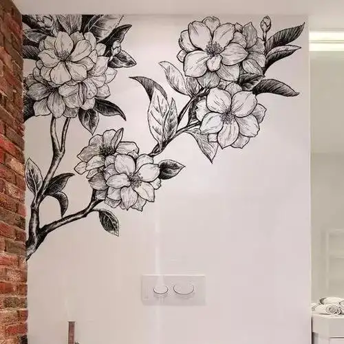 墙绘这样画,美到邻居羡慕嫉妒恨...._网易订阅