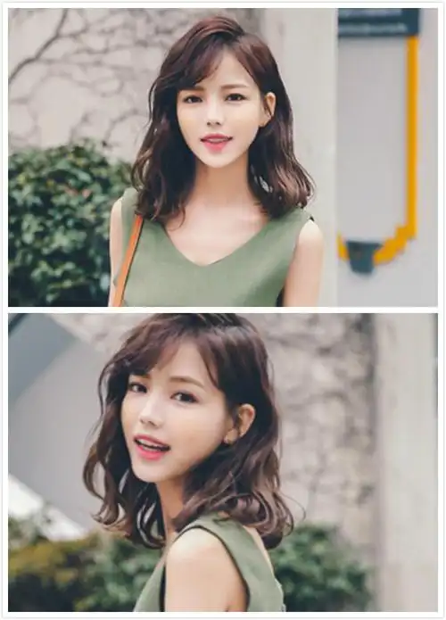 短发大卷发型气质女神夏天必备