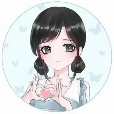 夜空比心女生头像