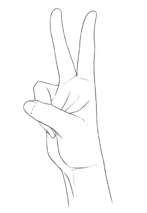 小天素材剪刀手剪刀手招牌动作67676767