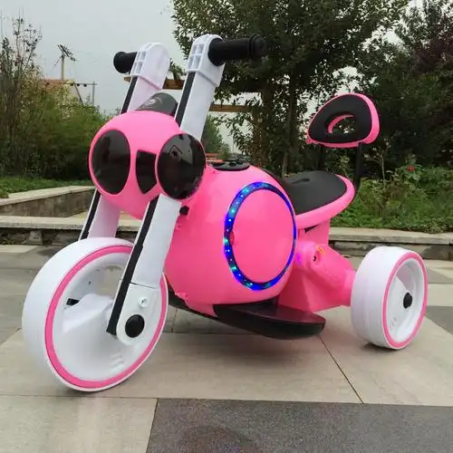 新款儿童电动三轮车踏板车电瓶车可坐人充电摩托车宝宝玩具太空狗