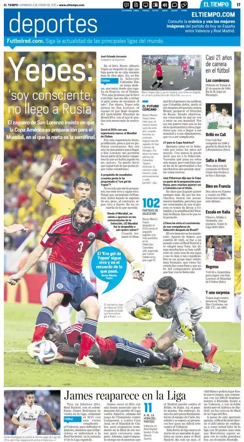 哥伦比亚eltiempo报纸版式设计欣赏