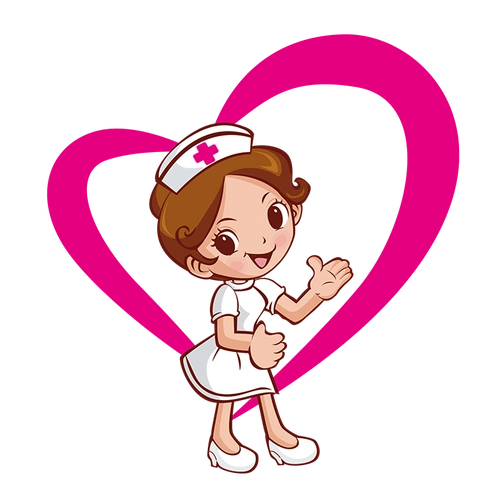 护士节心形免抠素材