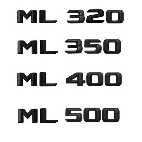 benz奔驰字标车标尾标志ml63 ml55 amg ml300 ml500 ml350 4matic