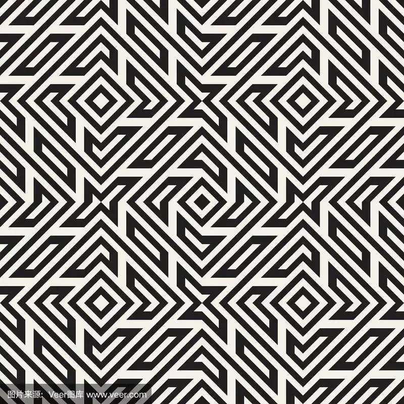 抽象,几何形状,四方连续纹样,现代,矢量