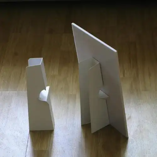 a4a3人像立牌台卡台牌kt板蝴蝶纸支架支撑硬灰卡纸背撑托海报架好