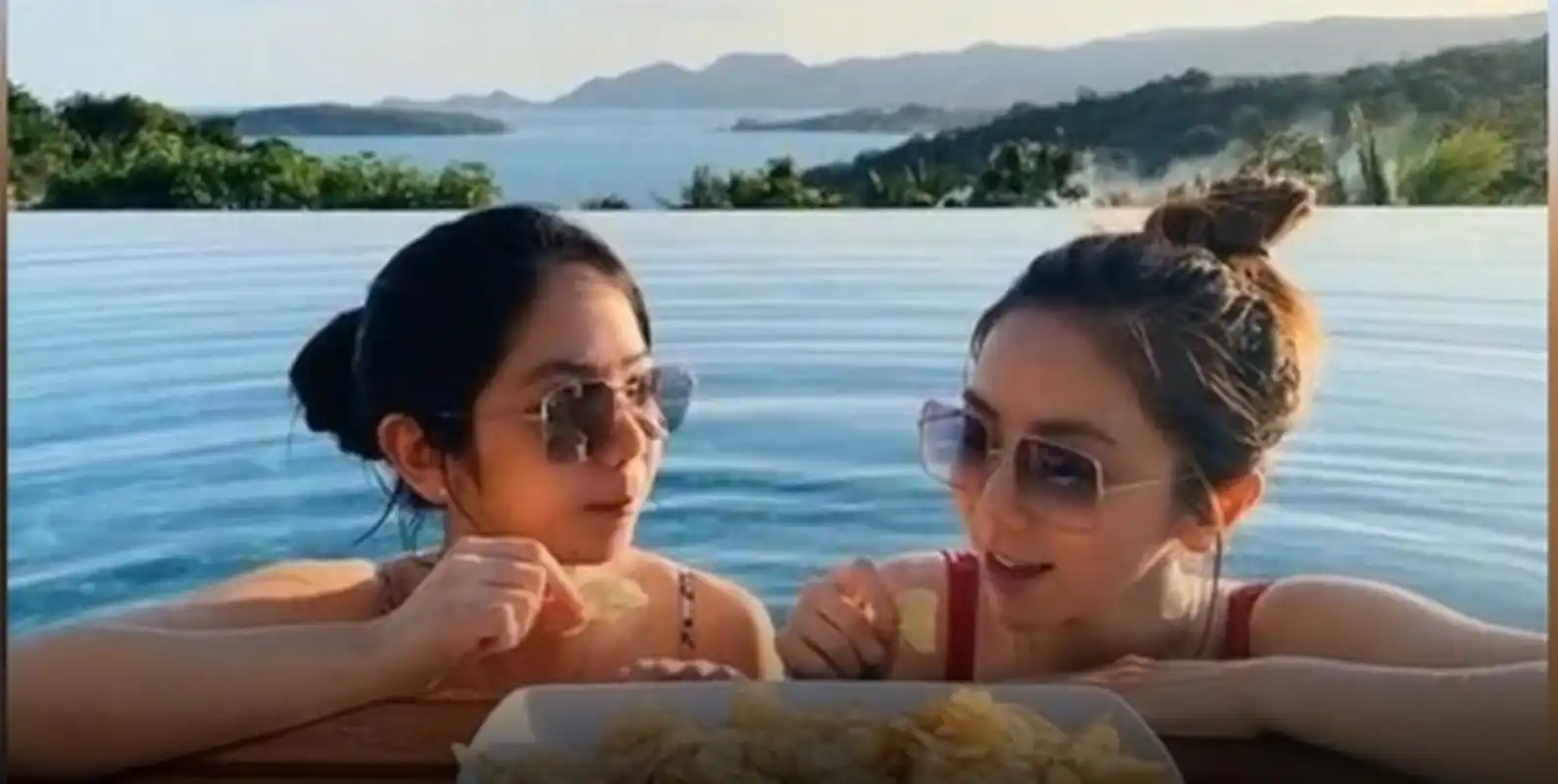 邓紫棋晒泳装照妹妹五官变形 真相曝光网友笑喷