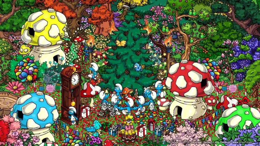 蓝精灵村庄村庄搬运分享