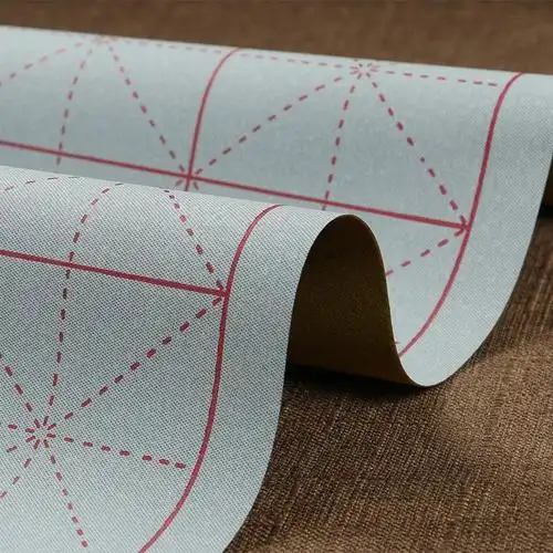 仿宣纸万次水写布加厚免墨毛笔书法用品空白米格万次水写