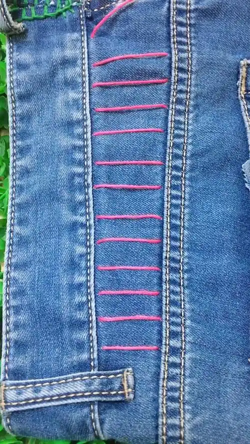 高腰裤秒变低腰裤