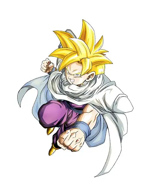 《龙珠z:爆裂大战》无背景素材(七) 超越悟空的战士【孙悟饭】 #龙珠