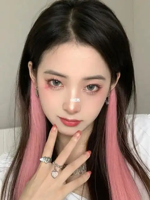 甜心辣妹的专属发色95棉花糖粉挂耳染绝了_棉花糖_挂耳染_辣妹_发色