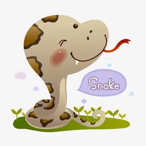 缠绕的小蛇可爱的小蛇