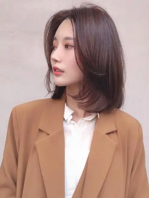 减龄烫发设计 锁骨发初恋头 适合圆脸女生,烫发图片,发型图片