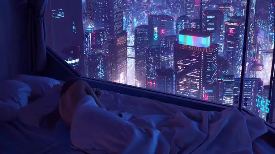 【1080p/60fps】雨夜 动态壁纸