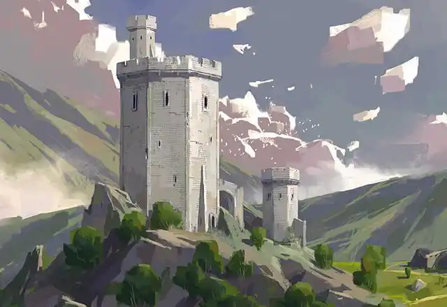 插图:一组以欧式建筑为主题的西方游戏场景图片分享