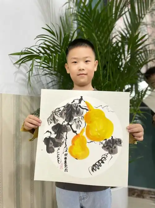 儿童国画葫芦