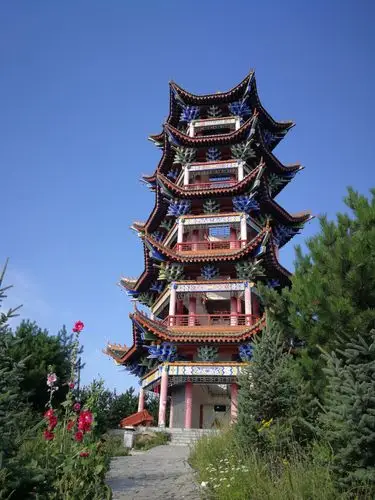 陕西省宝鸡市太白县风景.