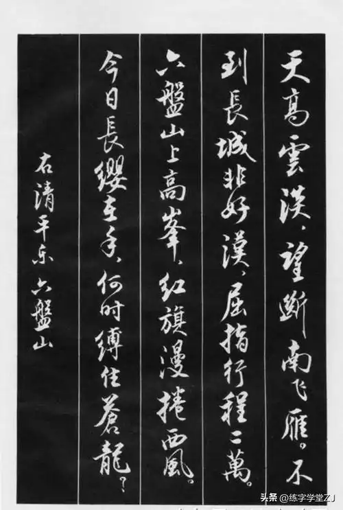 毛笔行书字帖作品欣赏字体非常优美