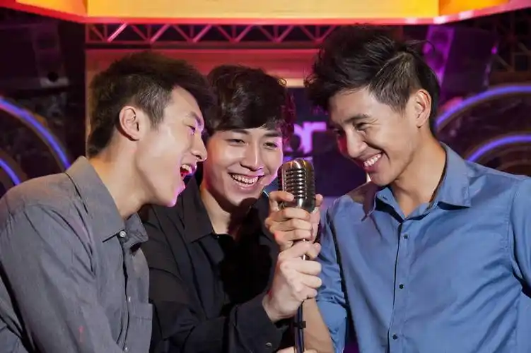 一群年轻人在ktv聚会