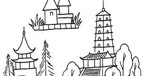 我最想去的地方简笔画