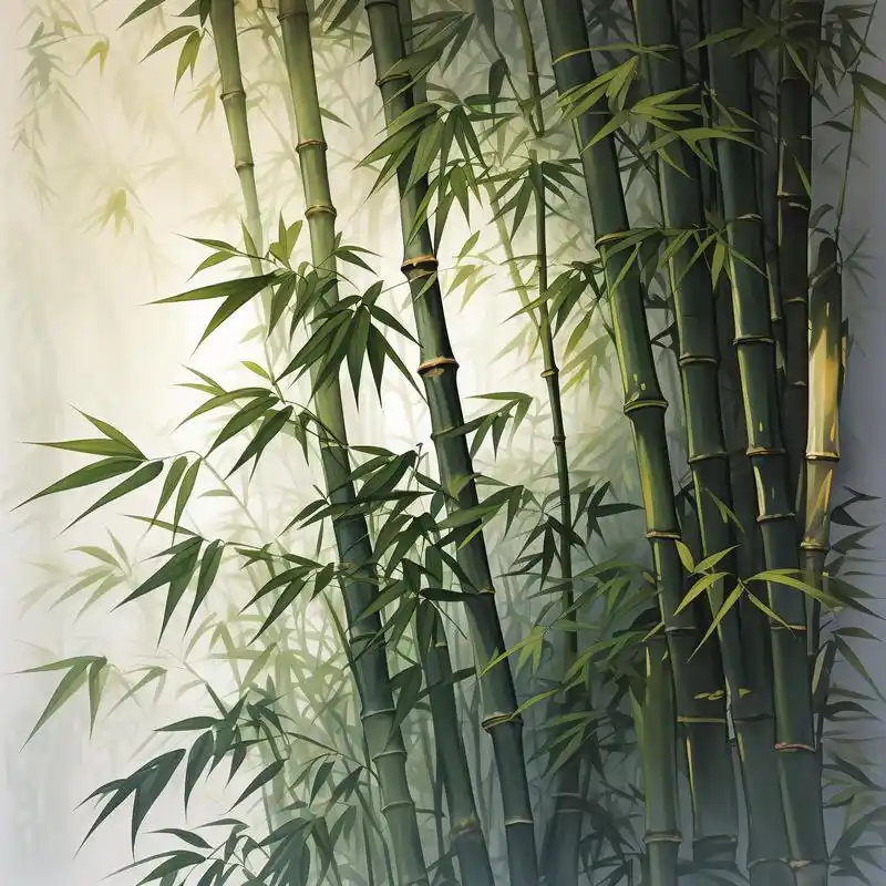 一组超级好看的竹子微信头像91 今天给大家带来一组超级好看的竹子