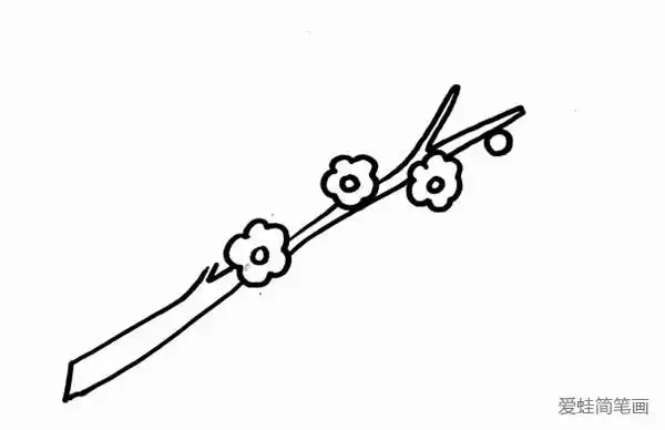 梅花简笔画