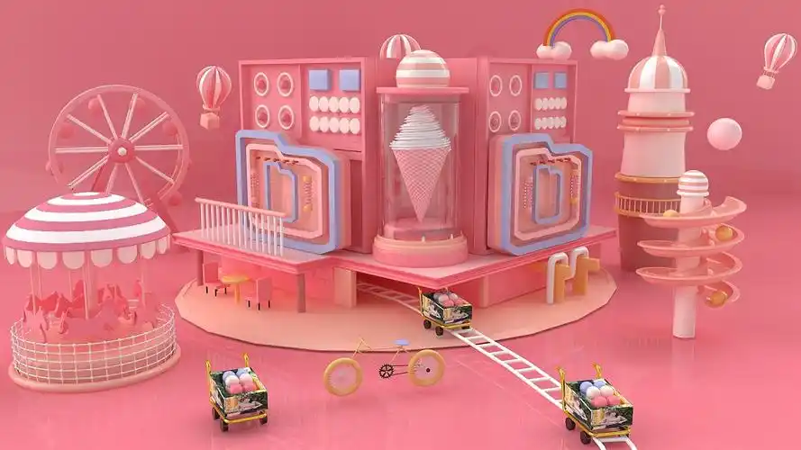 电商c4d|三维|场景|收徒 - 原创作品 - 站酷 (zcool)