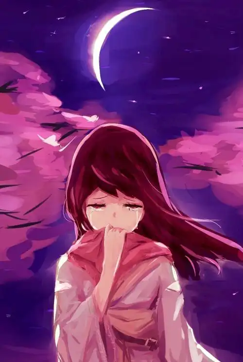 无题,女孩子哭着的表情