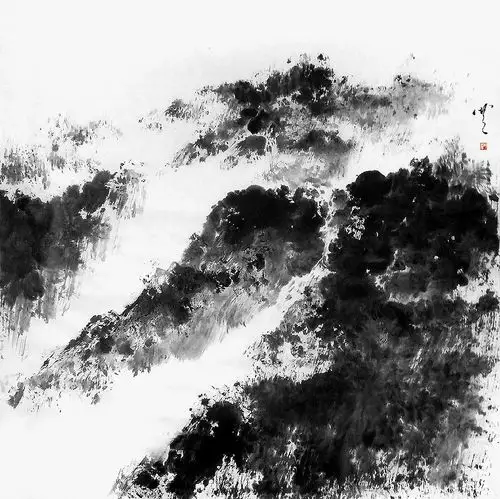 山水-黑白|纯艺术|绘画|狐狸爸爸弄啥呢 - 原创作品 - 站酷 (zcool)