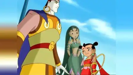 小哪吒与二郎神强强联手,看大坏蛋往哪跑!