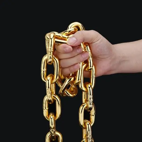 2019贵铁链子狗链234560mm锁链条防盗大型犬炼条铁连条加粗吊灯晾