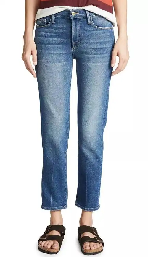 版型| straight-leg jeans直筒牛仔裤