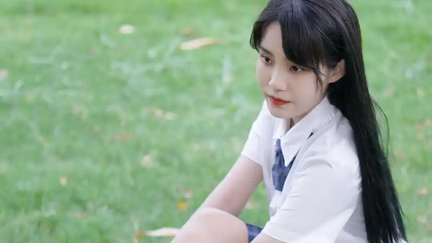 好心情图片唯美jk小姐姐迷人写真-美女壁纸 - 壁纸家