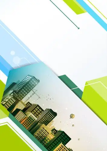 城市商务大楼杂志封面矢量背景图片模板素材免费下载,图片编号4924523