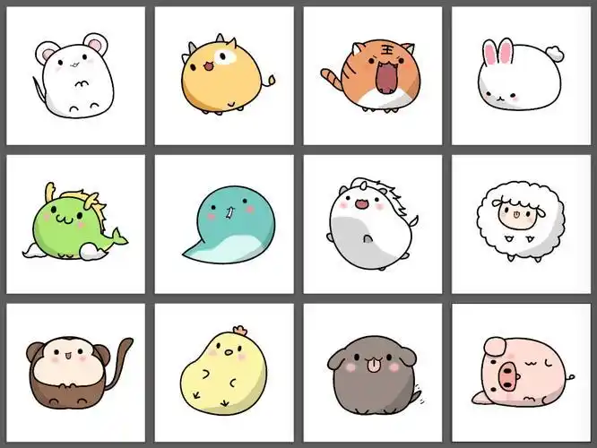 十二生肖画法教程 十二生肖简笔画怎么画