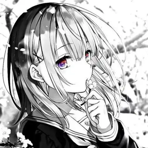 qq头像动漫暗黑系女生头像