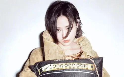 张靓颖短发性感高清桌面壁纸