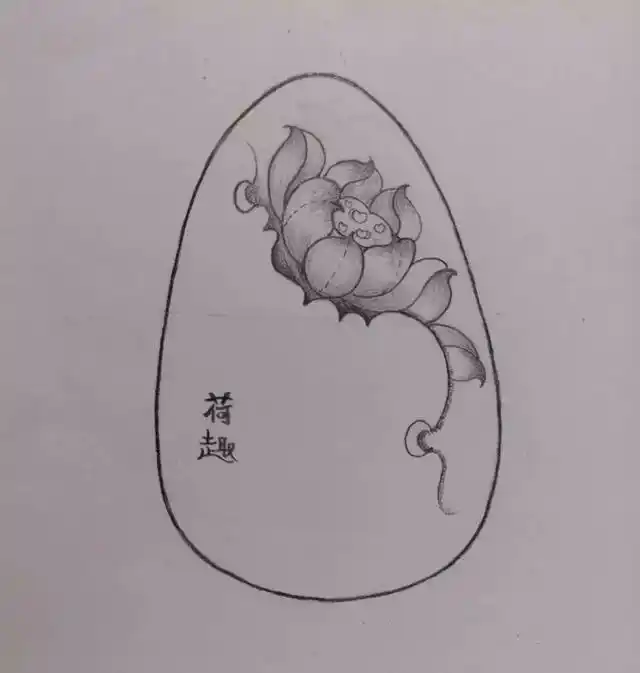玉雕画稿分享