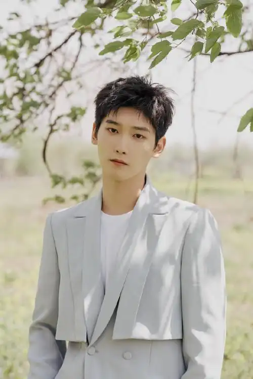 邢昭林灰西服造型好帅气!