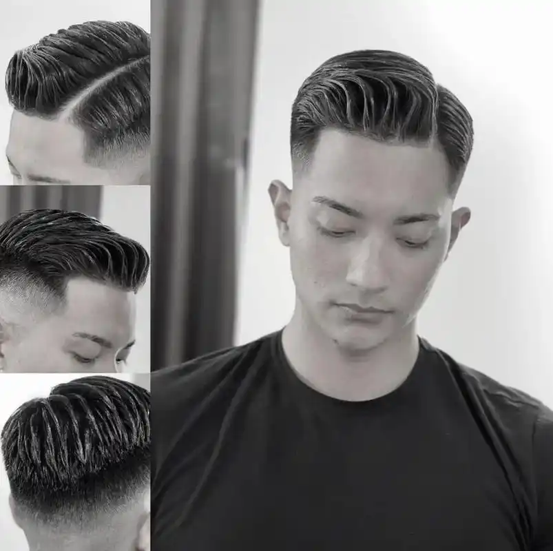 雅痞绅士男士发型|梳油头的男生到底有多帅 90油头是用发油塑造的