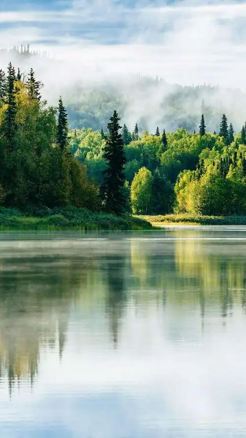 山水相映,云雾缭绕,大自然的美景,就是我们开拓视野,修心养性,提升