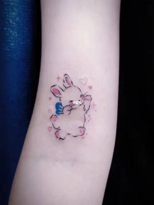 纹身也清新  #女性纹身  #女生纹身  #小清新纹身  #兔子纹身