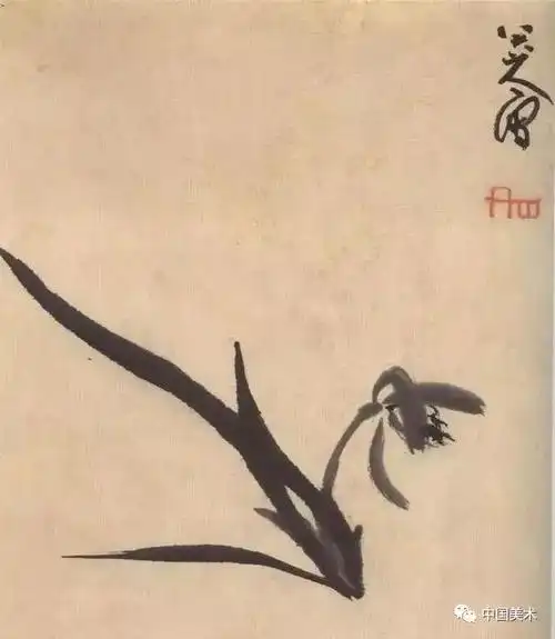 八大山人画花,玩的就是走心