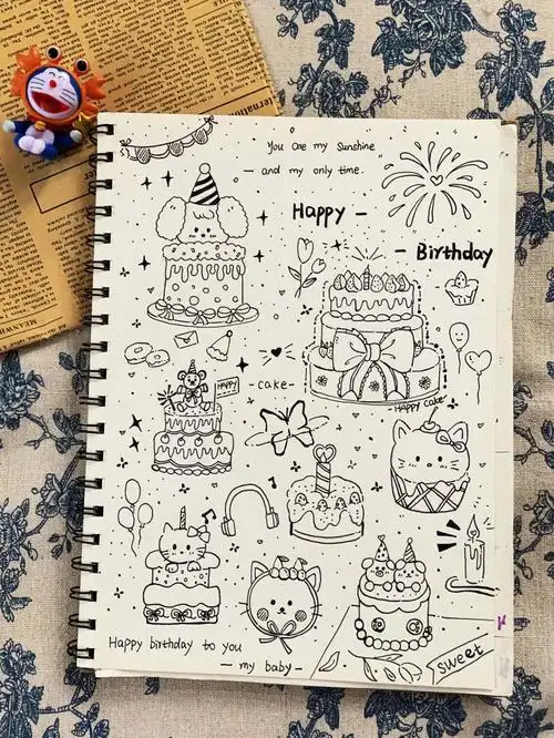 是谁快生日啦🎂//蛋糕手绘附细节图