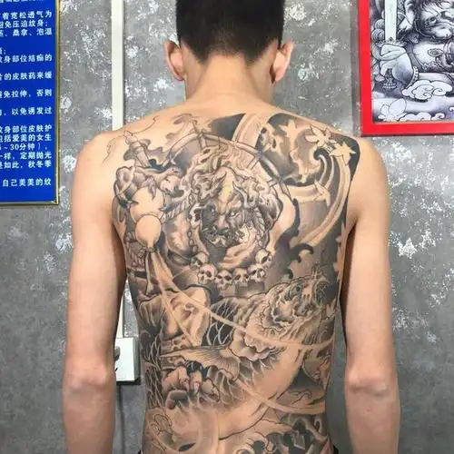 夜叉骑鱼_纹身吧社区 - 纹身大咖