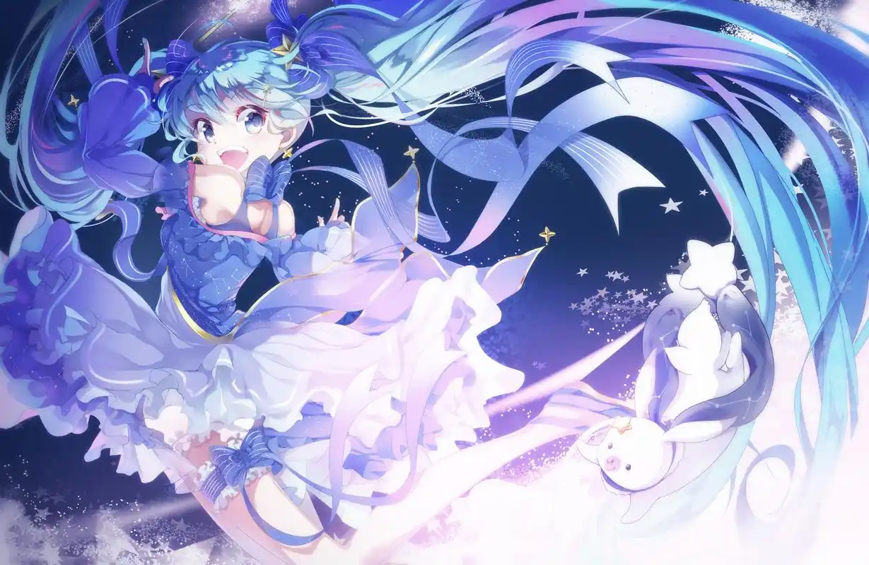 初音未来 雪未来2017 绘师:南もふ子 本作品pixiv id=63913035