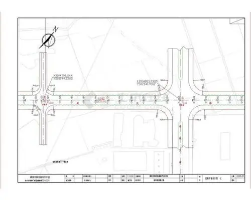道路设计平面图